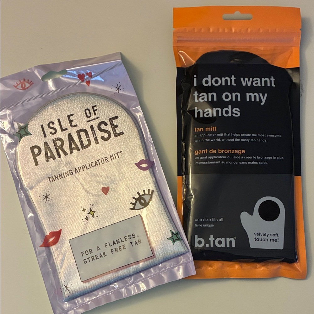 Isle of Paradise Tanning Mitt Duo - Purple and Black